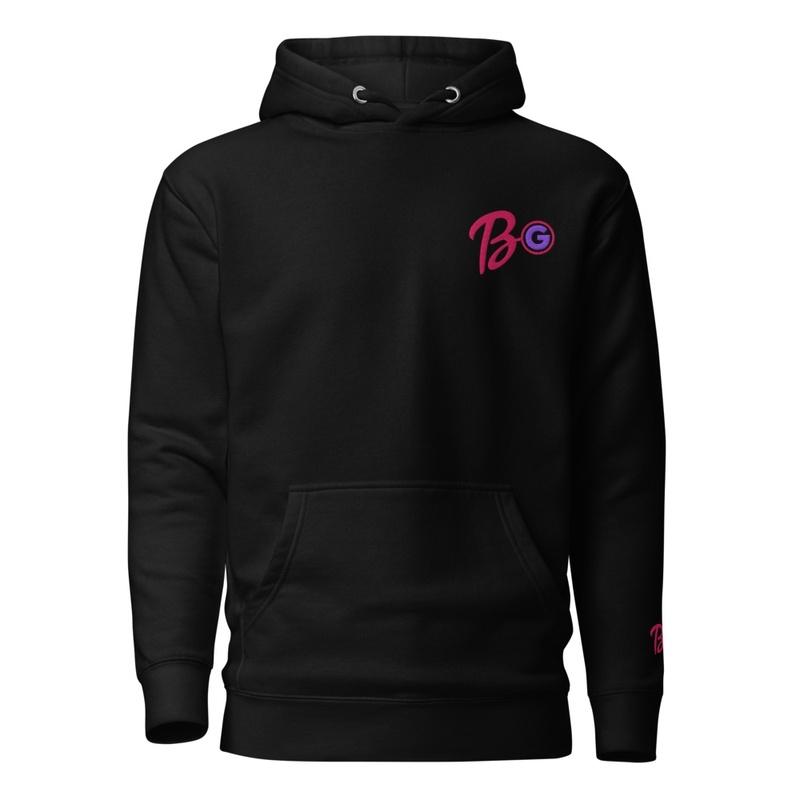 bg logo stitched hoodie  