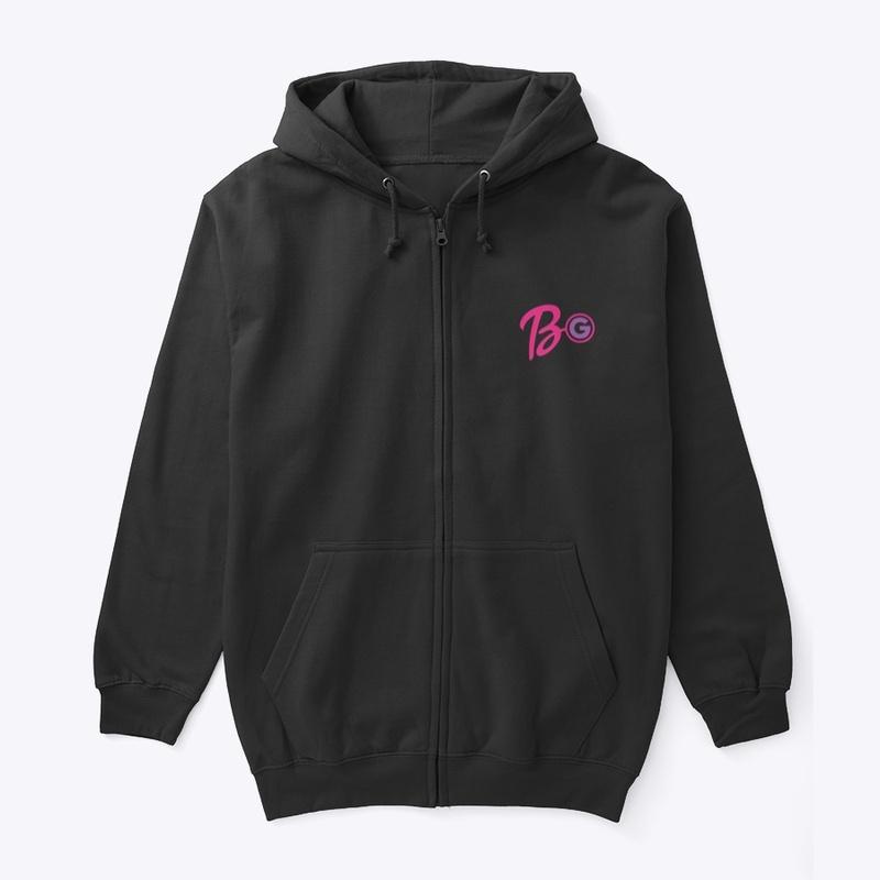 bg logo zip hoodie 